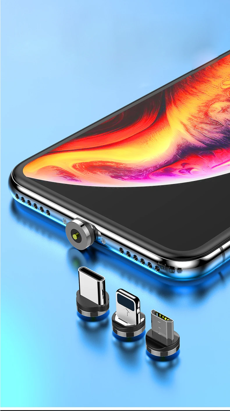 China high quality magnetic data cable Android fast charging line New blind suction creative charging line - ANKUX.COM