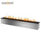 Indoor Wall Electric Fireplace Hot Sale 48 Inch Smart Control Stainless Built in Wall Electric Fireplace