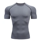 Sports T-shirt Dry Fit Summer Sports Short Sleeve Logo Printing Polyester Mens Dri Fit T Shirt