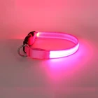 Oem Pet China Manufacturer OEM Hot Sale LED Light Optical Fiber Pet USB Rechargeable Dog Collar