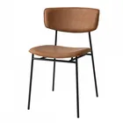 Steel Chair Chairs China Manufacturer New Modern European Steel Frame Velvet Leather Dining Chair Indoor Cafe Chairs