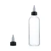 High quality e liquid transparent with screw cap plastic squeeze pet bottle 150ml
