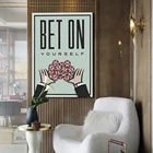 Custom home wall decor Alec Monopoly poster canvas art painting
