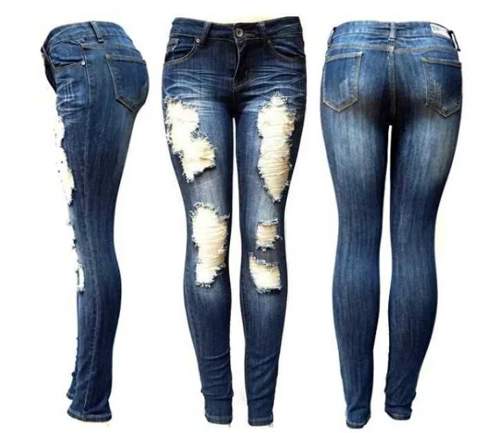 Venta Al Por Mayor Pantalones Jean Rotos Compre Online Los Mejores