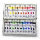 Permanent Waterproof 24 colors Acrylic Paint for T-shirt,Rock,Wood,Glass