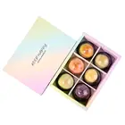 6 Grid Candy Cookies Chocolate Mooncake Box Cardboard Food Gift Box