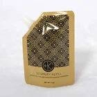 custom printing stand up plastic laminated aluminum foil pouch with spout bag for drink fruit juice jelly water puree