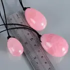 Gemstone Rose Quartz Jade Yoni Egg Crystal Vaginal Eggs Pink Green quartz crystal stone