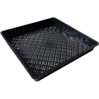 HST Flat Square Seed Sprouter Plastic Nursery Vaccine Flocking Plastic Plant Grow Seed Starter Tray