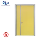 ul listed 1 hour fire rated steel soundproof acoustic mother son door for exterior