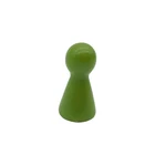 customized plastic pawns colored plastic decorative chess piece table game sets for ludo game