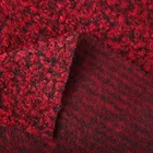 Space dyed warp knitted textile cd yarn bubble poly fleece knit fabric