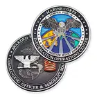 Silver Coin Cheap Professional Custom 3D Effect Antique Silver Metal Challenge Coin
