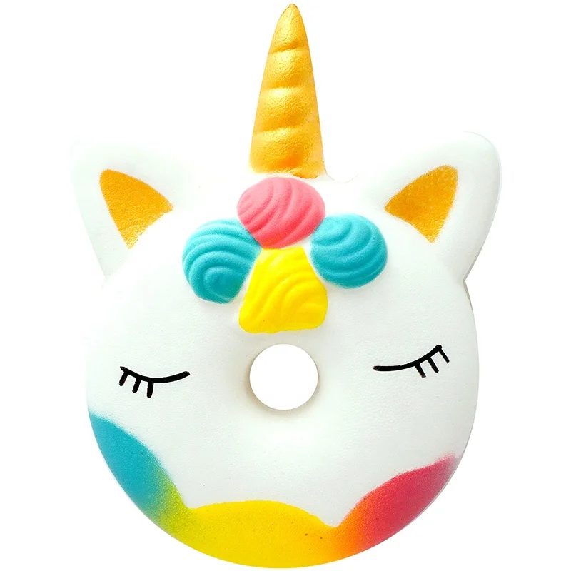 unicorn squishy donut