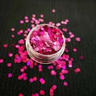 Nail Art Decoration cosmetic glitter holographic chunky glitter with Custom Logo