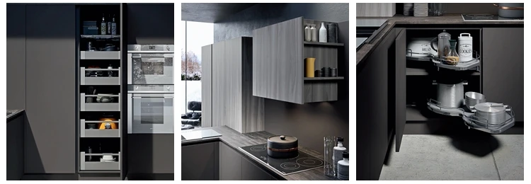 Premium grey modern design melamine module cabinet from China