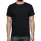 Wholesale Black Heavyweight Plain Black T shirts