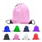 2019 new products wholesale promotional custom printed full color backpack polyester nylon gym drawstring bag