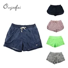 Ready made soft knitted polyester running short pants women trousers shorts for sale