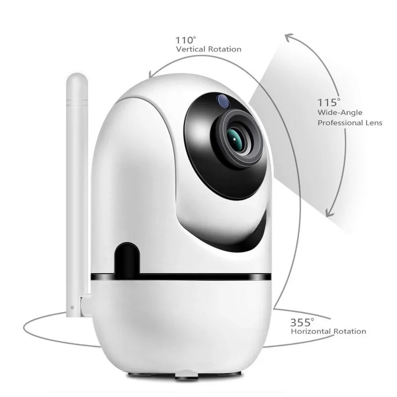 1080P FHD Baby Monitor With 2.4G WiFi Wireless IP Camera Home Security Indoor Surveillance Camera with Two Way Audio