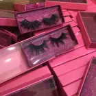 Mink Eyelashes Premade Natural 6d Mink Eyelashes 20mm Lashes Black Cotton Strip Faux Mink Eyelashes