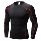 T Shirt Gym Shirt Men 2020 High Quality Men's Sportswear Gym T Shirt Quick Dry Blank Long Sleeves