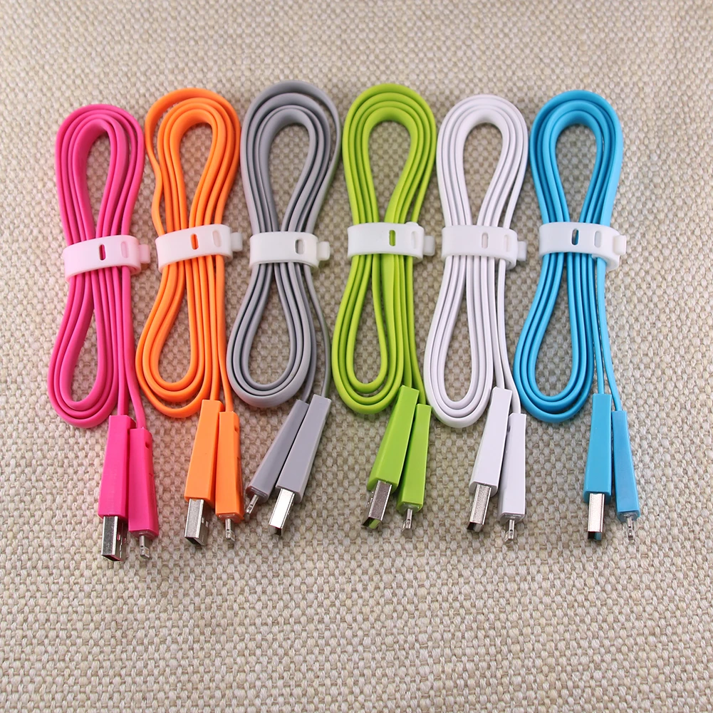 cantell special offer stock flat led Charging Cable usb cable fast charger Light changes cable for iphone X/8/7/6/5 - ANKUX.COM