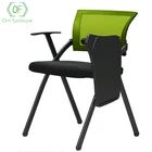 Orri Furniture Fabric stackable training chair with writing tablet