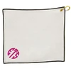 15''*18'' small golf ball and club head cleaner microfiber small white microfiber golf towel