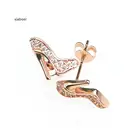 2019 fashion design amazon bestsellers new rose gold heels earrings for girls