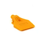 Plastic wind blowing jet water spray nozzle for lubricating