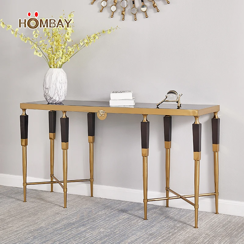 Hobby lobby consola mesa de pasillo de oro