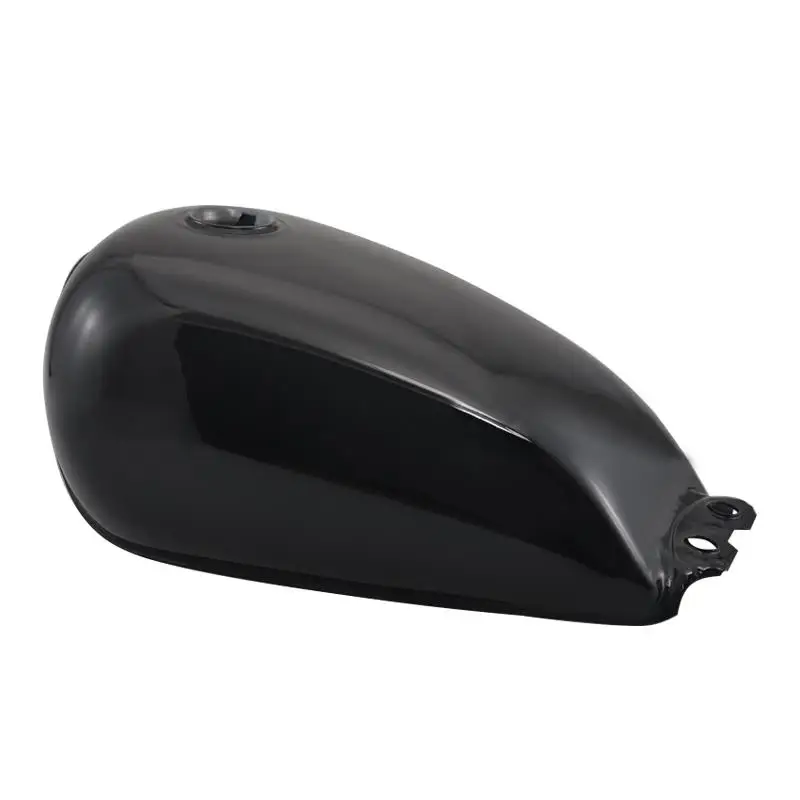 Vivid Black Motorcycle 9L 2.4 Gallon Fuel Gas Tank Cover For Suzuki GN125 GN250
