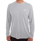 Custom printed 70%bamboo 30%cotton Men's long sleeve bamboo blend t shirt