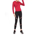 custom logo short sleeve two piece women high waist tight sport wear yoga set suit