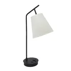 UL CUL Hotel Study Desk Lamp With Outlet And Switch T50106