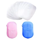 Travel Supplies Portable Pocket Dissolving Hand Washing Disposable Soap Paper Mini Paper Soap Of Washing Hand