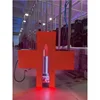 Outdoor P8 full-color LED Cross display 768x768mm for Pharmacy