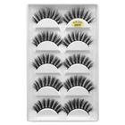 Eyelashes 3D Soft Chemical Fiber False Eyelashes G800 Natural Long Eyelashes 5 Pairs Of 3D False Eyelashes