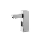 Automatic Brass Chrome Deck Mounted Mixer Water Saving Lavatory Bathroom Sensor Basin Faucet