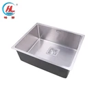 Manufacturer HALAO Wholesale Topmount Hand Made Sink Single Bowl 304 Stainless Steel Handmade Kitchen Sink