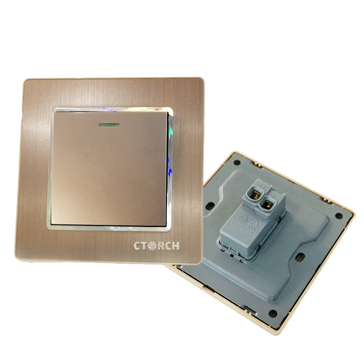 K5 ROSE GOLD Al Brass electric 10A 1 gang 1 way wall switch price