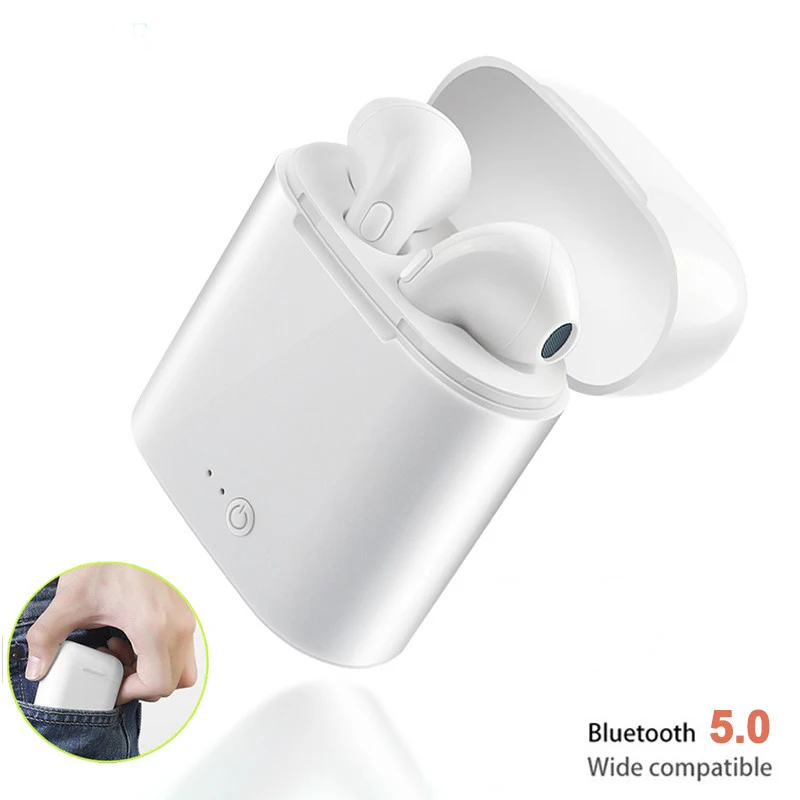 2020 dropshipping electronic sport i7 mini tws earbuds bluetooth 5.0 wireless earphone with charging case - ANKUX.COM