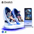Exclusive movies and games 2 seats 9D VR Cinema electric platform 9DVR