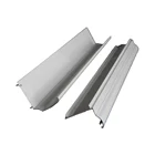 Powder coating extruded aluminum frame window section