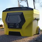 Cooler With Cooler New Large Capacity Smart Cooler Speaker With Wheels 50L
