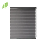 Cross Border bead rope double roller plain vertical shutter zebra blinds