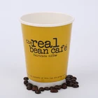 double wall coffee paper cup PE coated disposable cup printing logo
