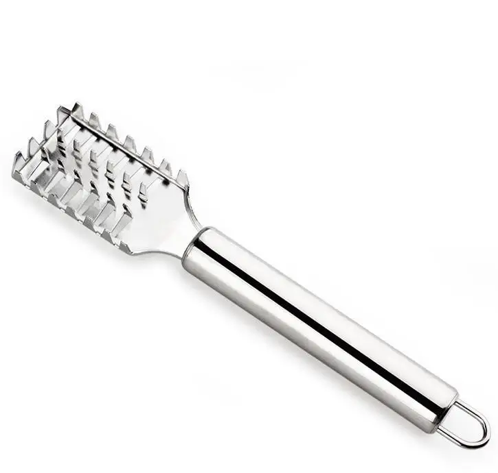 Fast Cleaning Fish Skin Stainless Steel Fish Scale Scaler Scraper Remover Seafood Descaler Kitchen Gadgets Tools