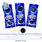 New Product Fluorescent Glow Stick Light stick Lollipop Fruity Flavor Sandwich Cookie Lollipop Hard Candy